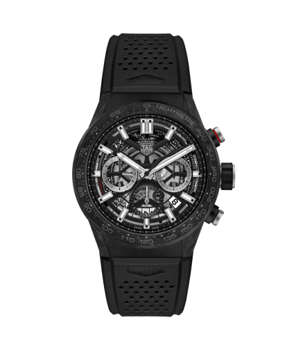 TAG Heuer Carrera Calibre Heuer 02 43 Carbon / Skeleton / Rubber